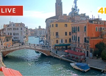 Webcam LIVE da Venezia, veduta Ponte delle Guglie