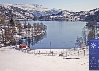 WebCam Meteo di Nordfjordhjort, siamo nella Norvegia occidentale.