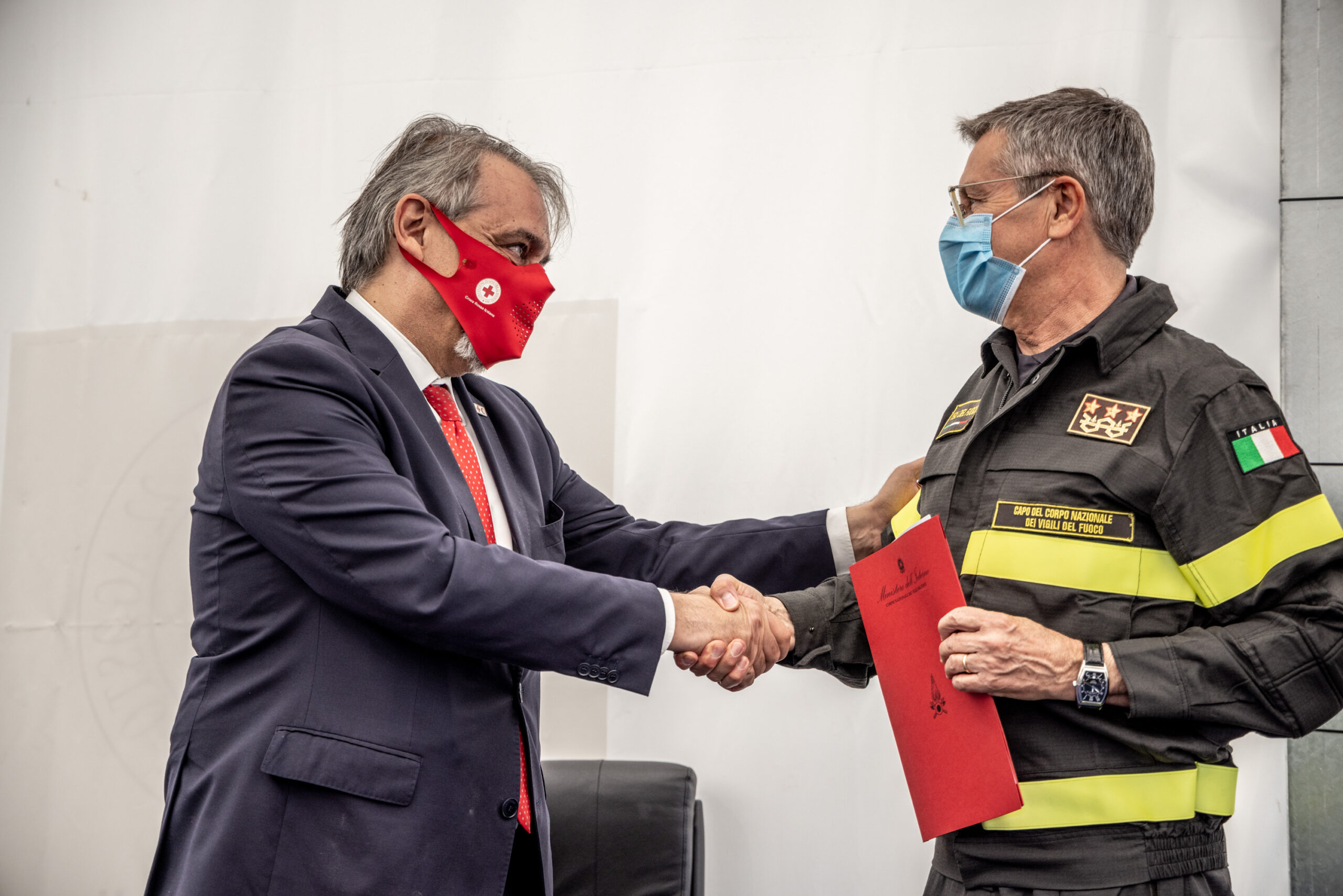 FIRMATO PROTOCOLLO OPERATIVO CROCE ROSSA ITALIANA E VIGILI DEL FUOCO
