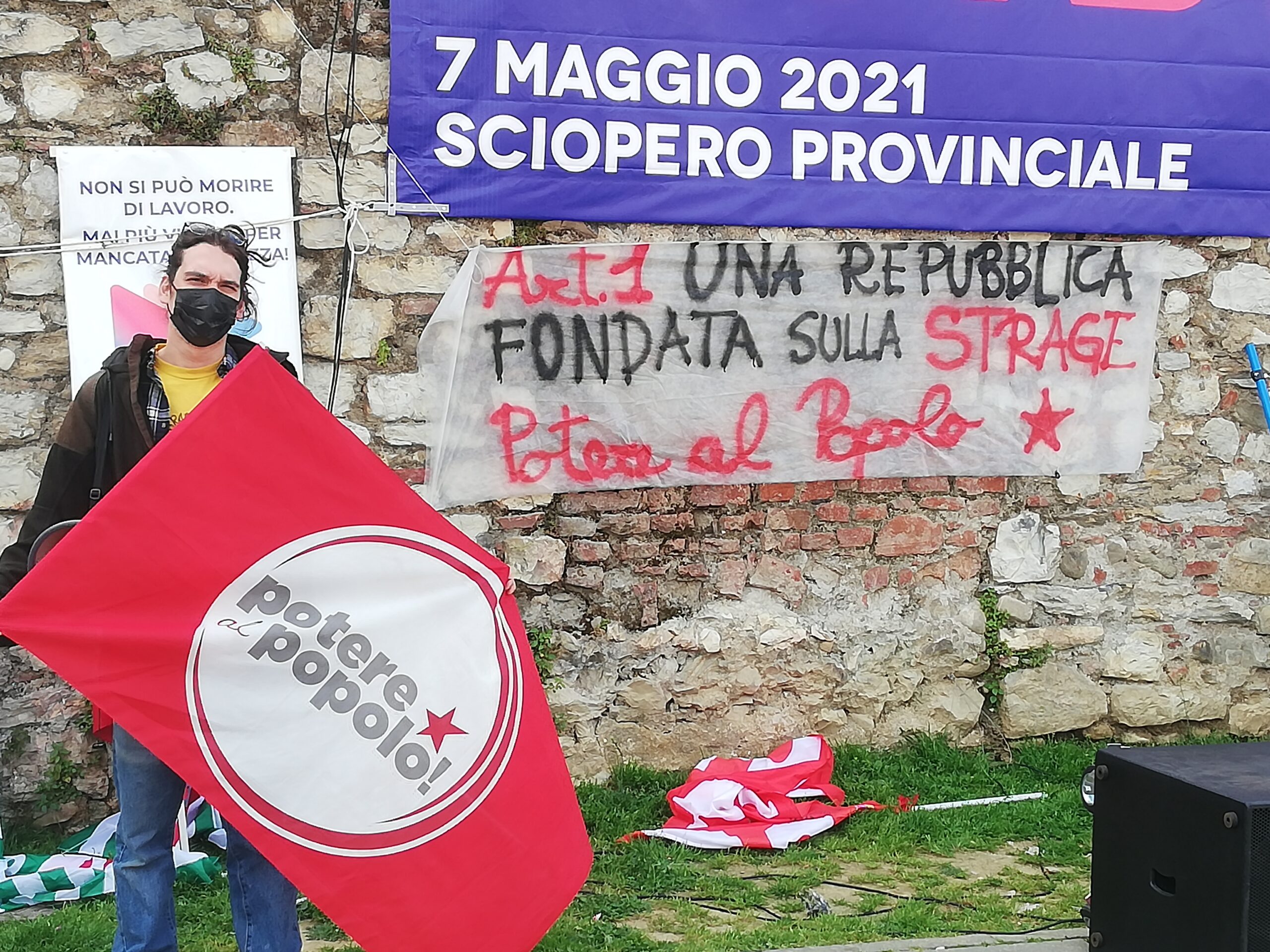 “L’Italia è una repubblica fondata sulla strage”. Mai piu’ morti sul lavoro, per Luana, per Sabri, per Tutti