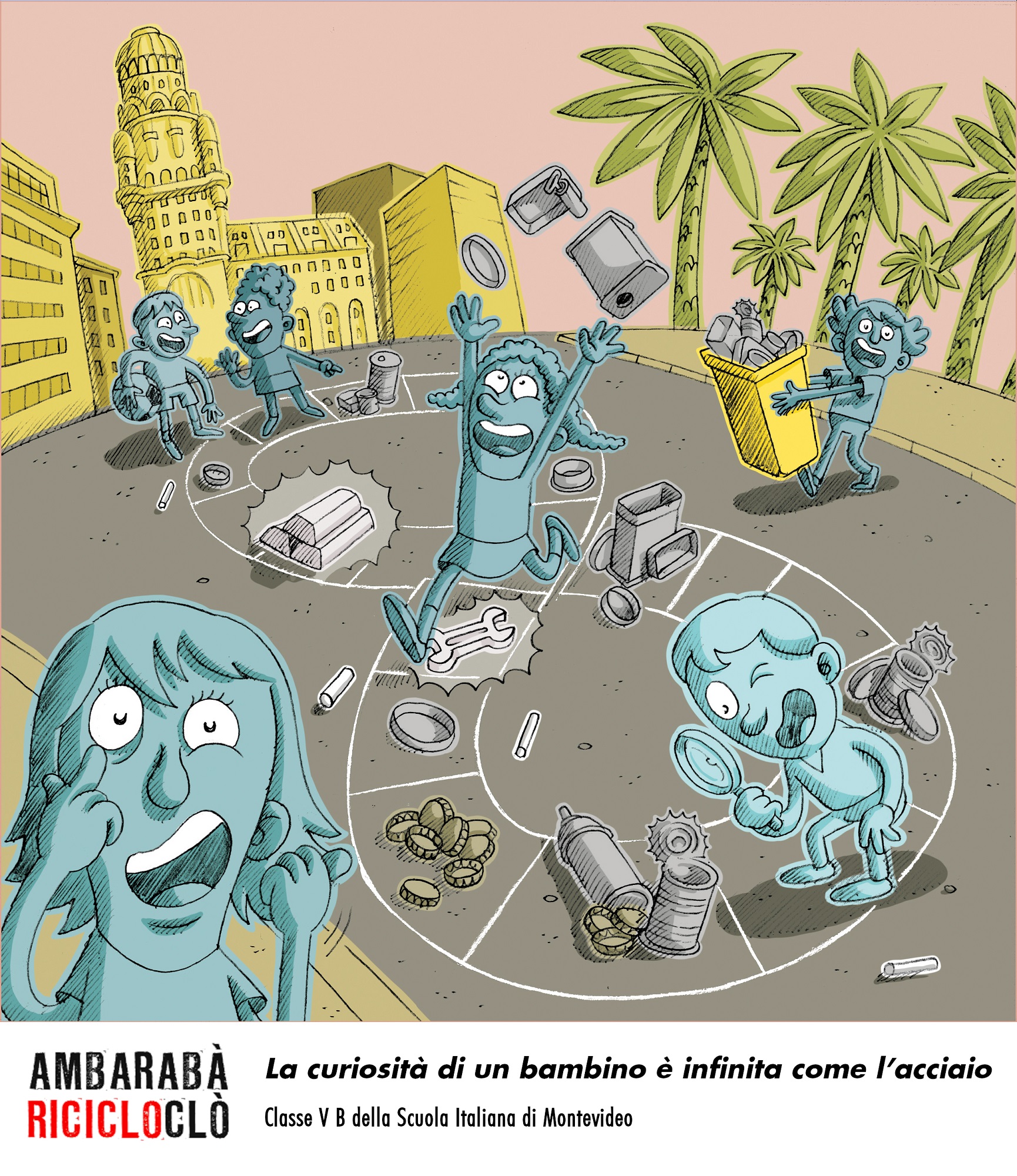 CON I PROVERBI IL VALORE DEL RICICLO  DEGLI IMBALLAGGI IN ACCIAIO SI IMPARA A SCUOLA