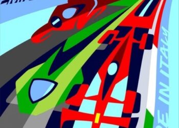 Aldo Drudi disegna il poster del Motor Valley Fest