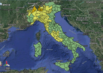 Allerta meteo della Protezione Civile per condizioni atmosferiche avverse