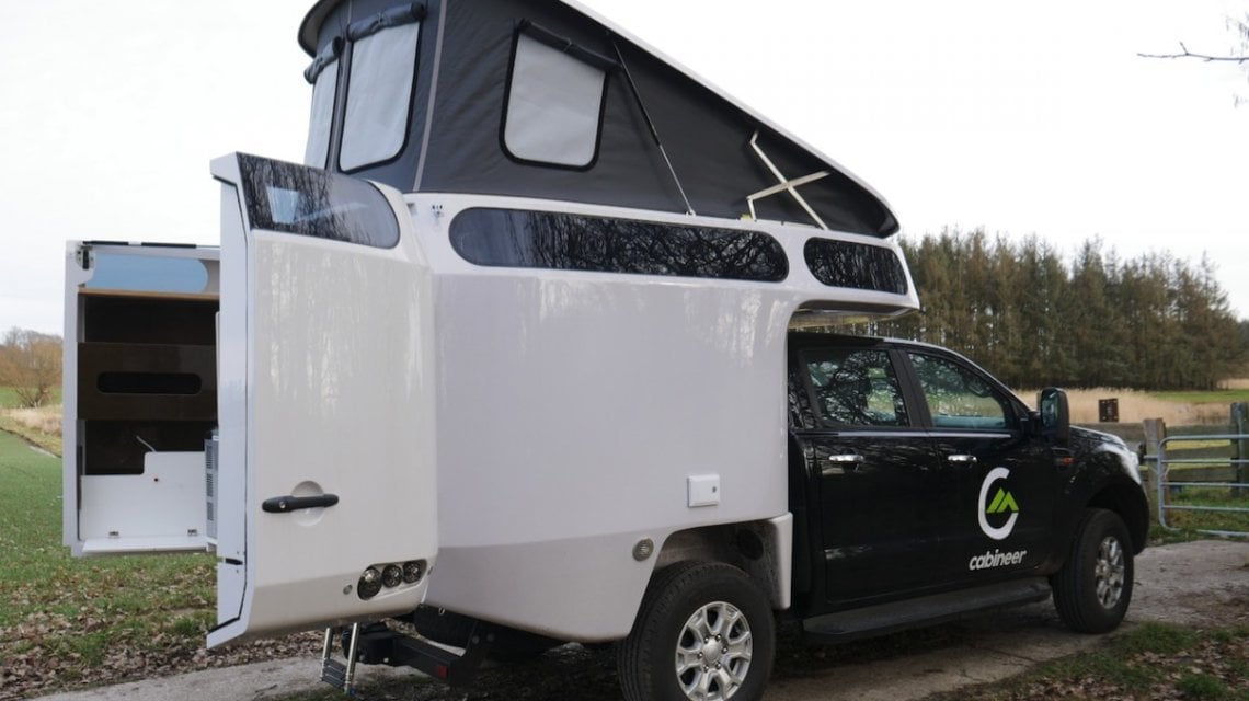 Cabineer, la cabina-camper in lino e sughero
