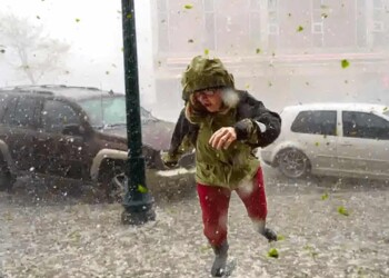 Cronaca dal Texas: grandine di grosse dimensioni. Danni. Video meteo