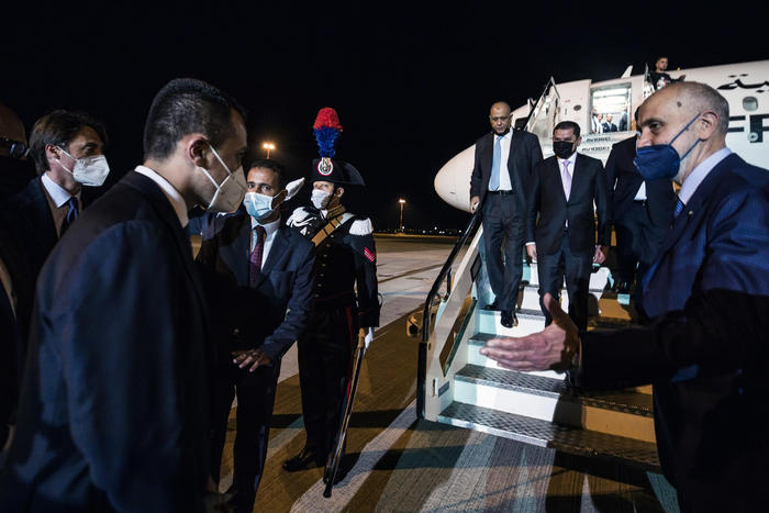 Draghi incontra il premier libico Abdelhamid Dabaiba