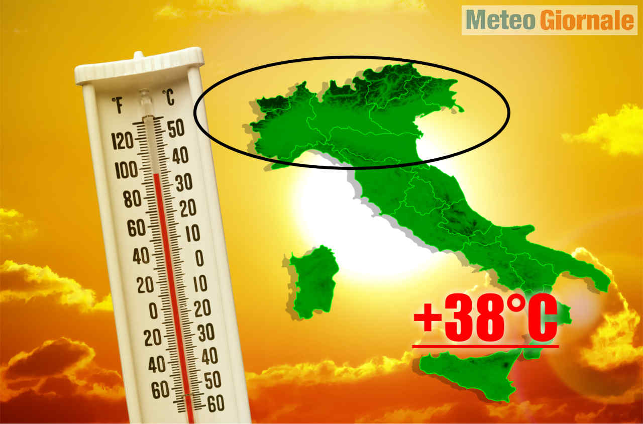 Temperature molto elevate nel meteo di fine Maggio 2021.