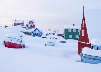 Groenlandia, nevicate mai viste a memoria d’uomo