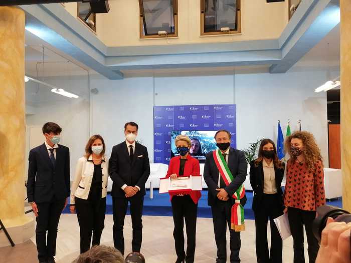 Il premio La Chiave d’Europa a Ursula von der Leyen