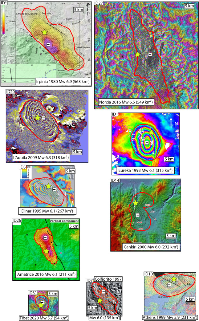 L’impronta digitale dei terremoti individuata con l’interferometria satellitare