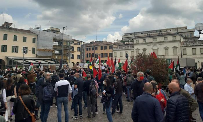 Israele: manifestazione pro Palestina a Padova