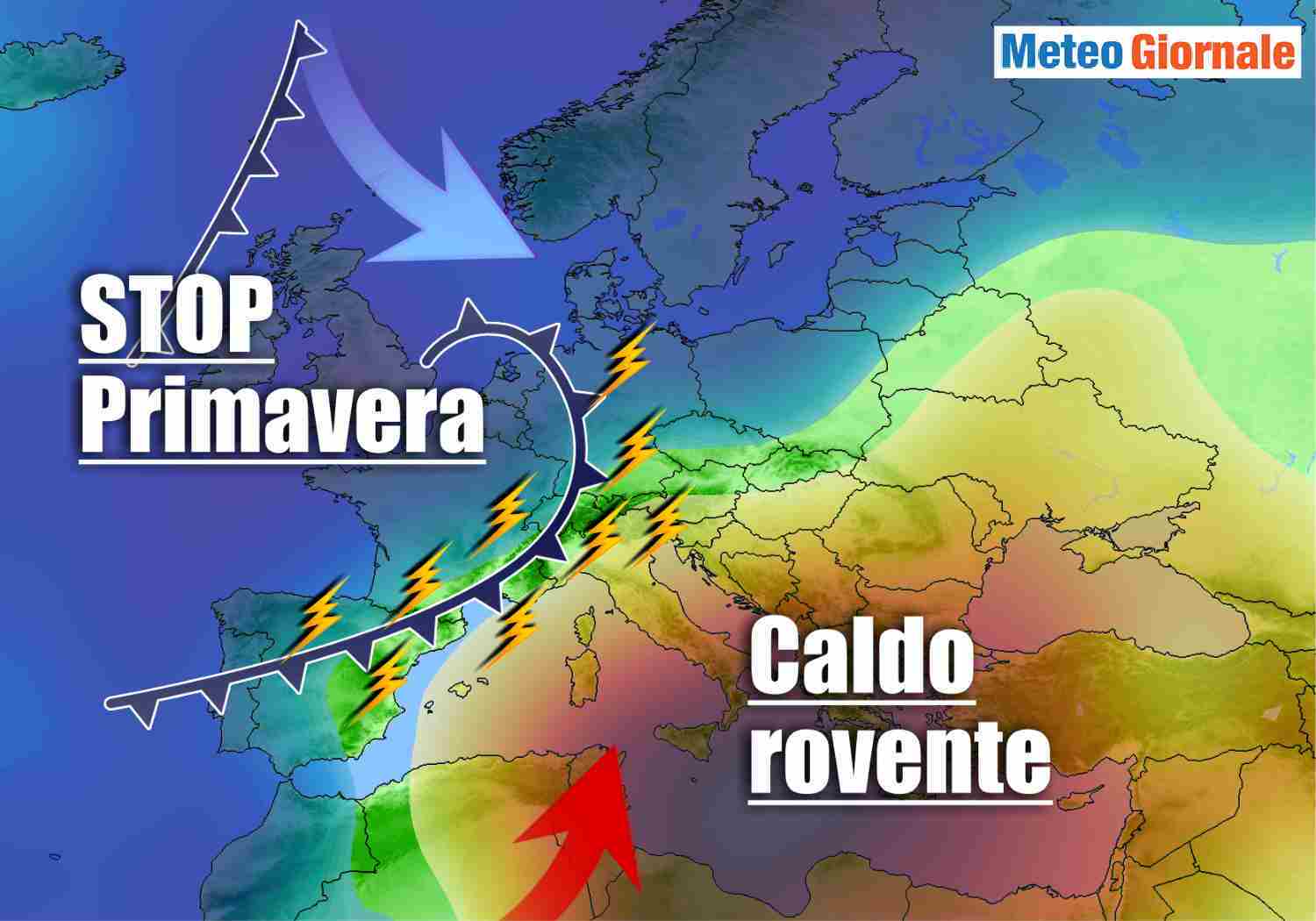 MAGGIO, eccolo qui, meteo che inizia davvero male