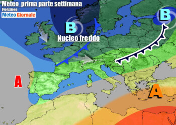 METEO 7 Giorni ancora molto ballerino, tra SOLE e NUOVE PERTURBAZIONI