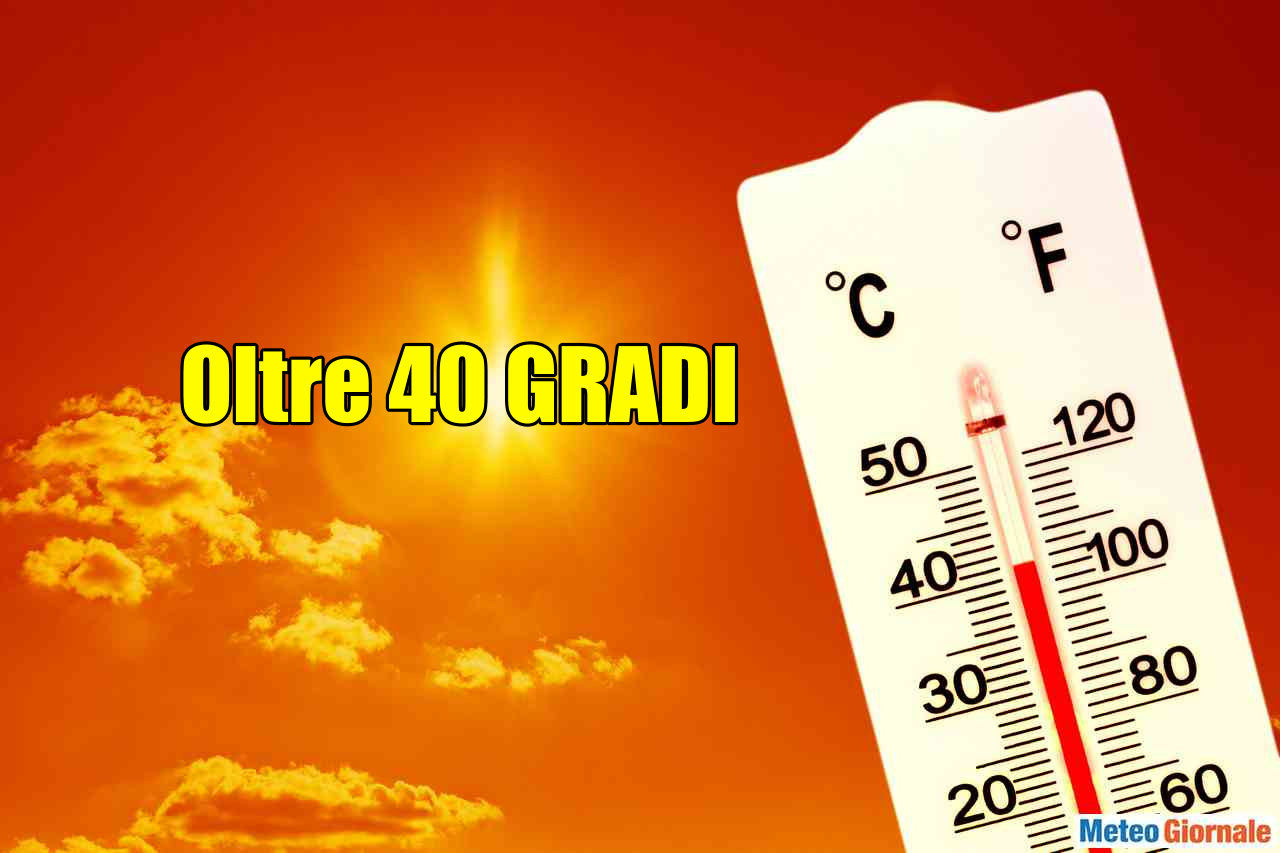 Colonnina di mercurio sopra i 40 gradi. Succedeva già in questi stessi giorni nel 2015