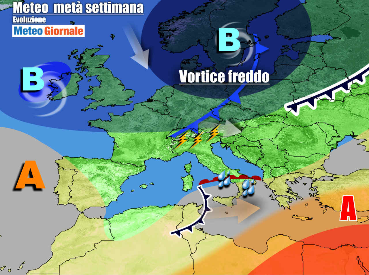 METEO Italia. Tra sole e qualche pioggia, veloci perturbazioni