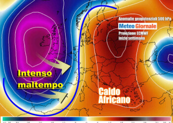 Meteo peggiora, perturbazione da lunedì. Super maltempo, nubifragi e grandine