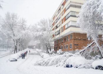 Neve record di Europa centrale in pieno Maggio