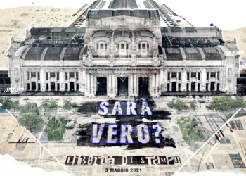 75mila pagine di giornale rivestono il pavimento della Stazione Centrale di Milano per la Giornata Mondiale della Libertà di Stampa