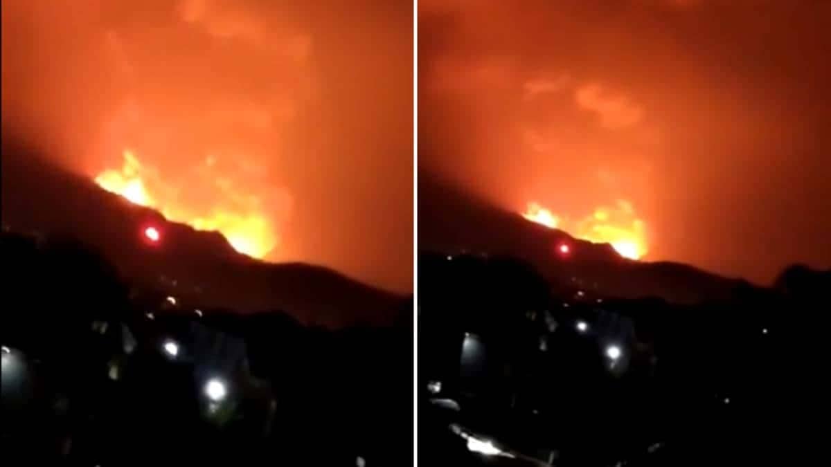 Le immagini apocalittiche del vulcano Nyiragongo che si è risvegliato nel Congo