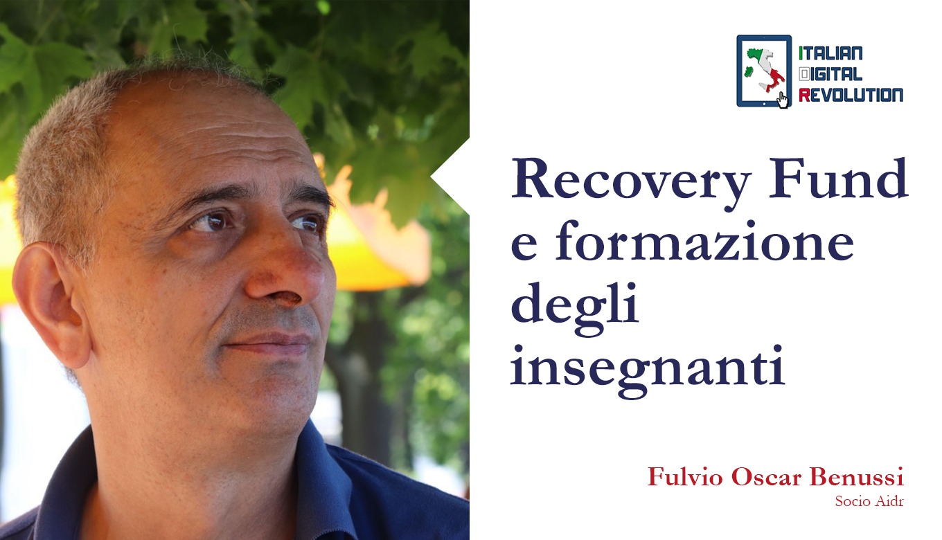 Recovery found e formazione degli insegnanti