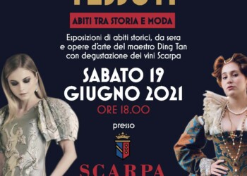 CALICI E TESSUTI IN MOSTRA ALL’ ANTICA CASA VINICOLA SCARPA