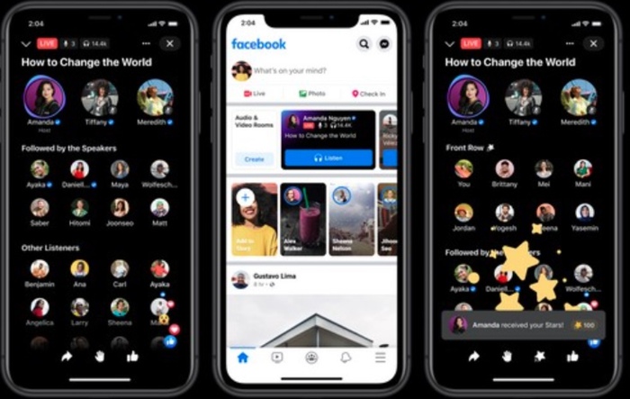 Facebook accende Live Audio Rooms, risposta a Clubhouse