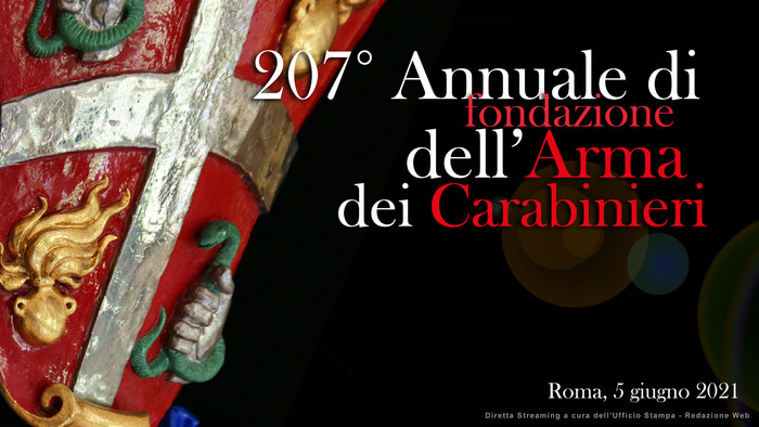 Festa dell’Arma dei Carabinieri, la cerimonia del 207° Annuale della fondazione