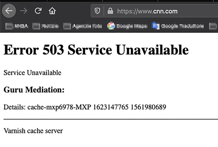 Inaccessibili i siti di diversi media internazionali