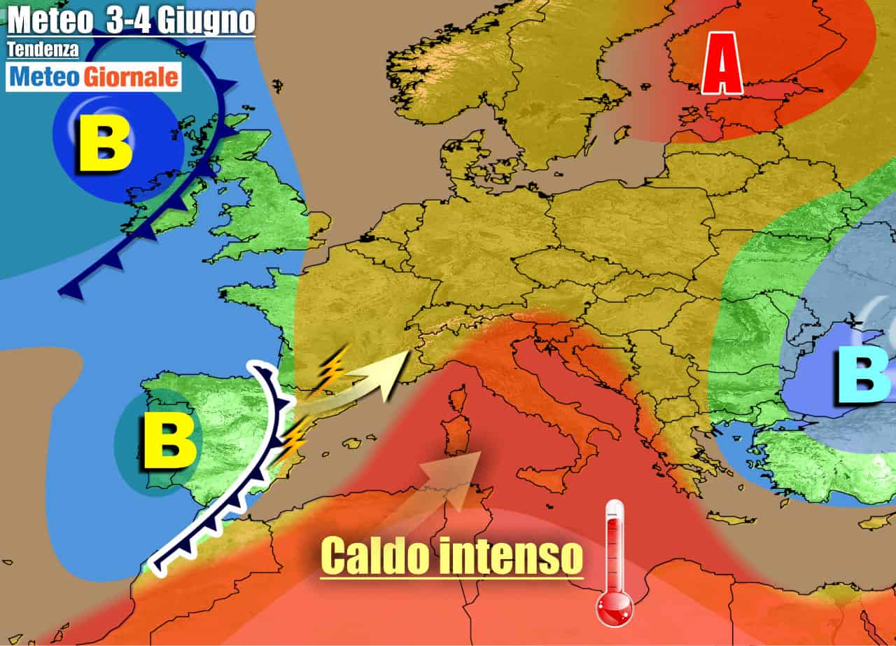 METEO 7 Giorni. Inizia l’estate sull’Italia, CALDO in arrivo