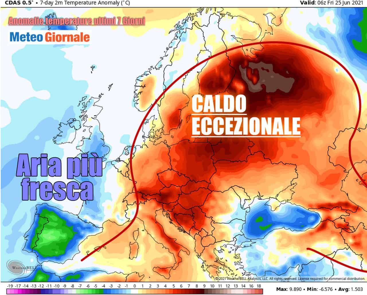 Clima estremo in Europa