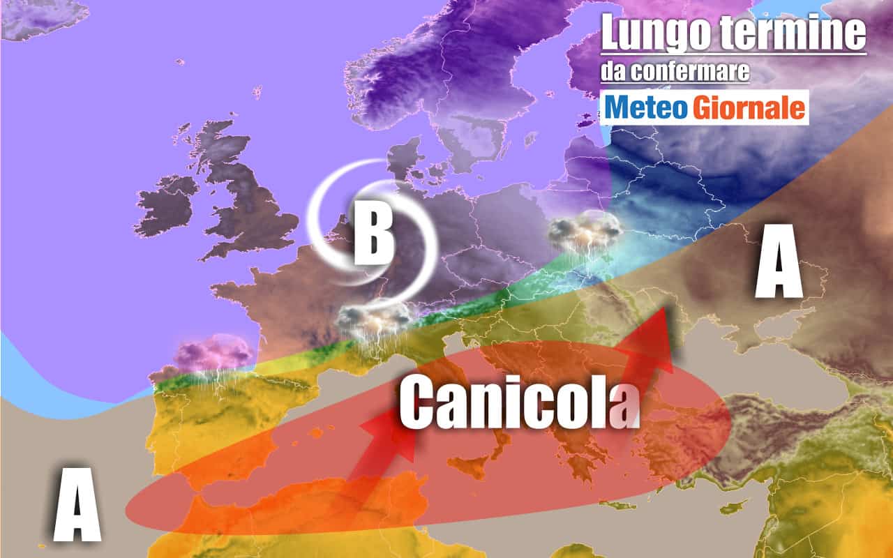 lungo termine 23 - METEO Italia al 13 luglio: tantissimo CALDO, ma anche TEMPORALI