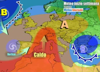 METEO Italia. CALDO ovunque sin verso metà settimana, poi NOVITÀ in arrivo