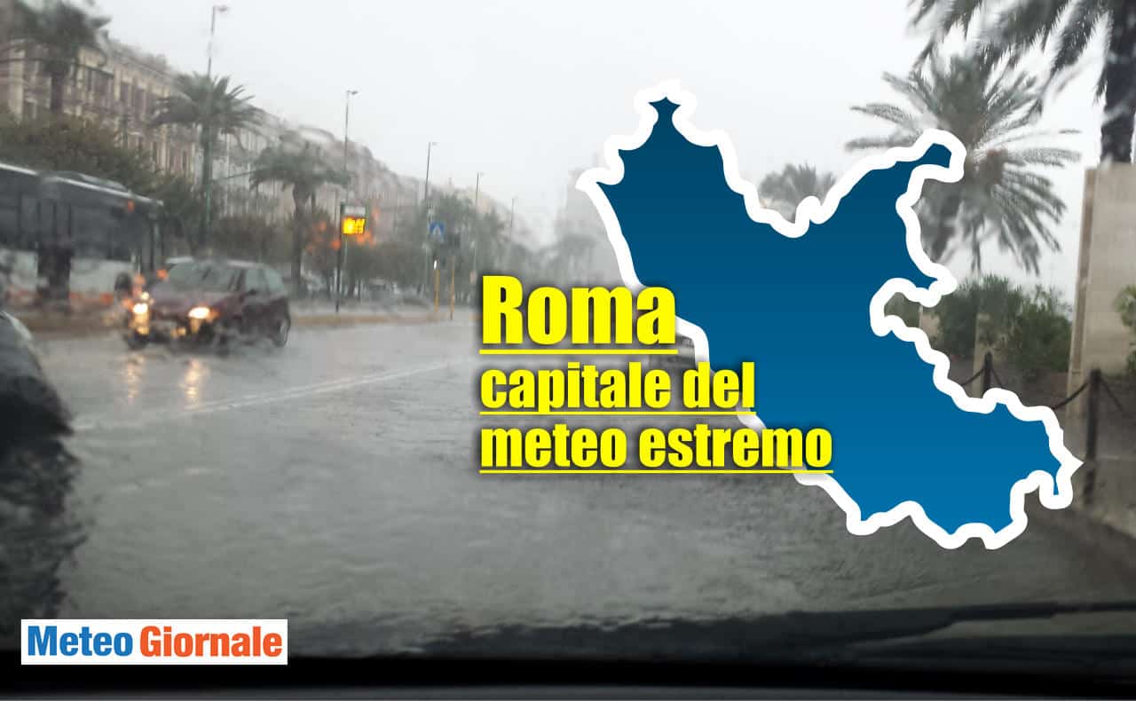 roma capitale del meteo estremo