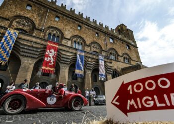 Mille Miglia a Roma, è festa