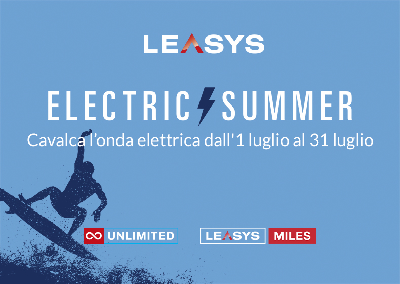 LEASYS LANCIA LA “ELECTRIC SUMMER”, UN MESE DI OFFERTE DEDICATE ALLA MOBILITÀ ELETTRICA