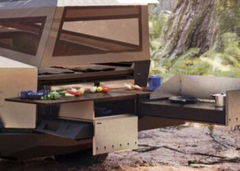 Così il pick-up Tesla si trasforma in camper