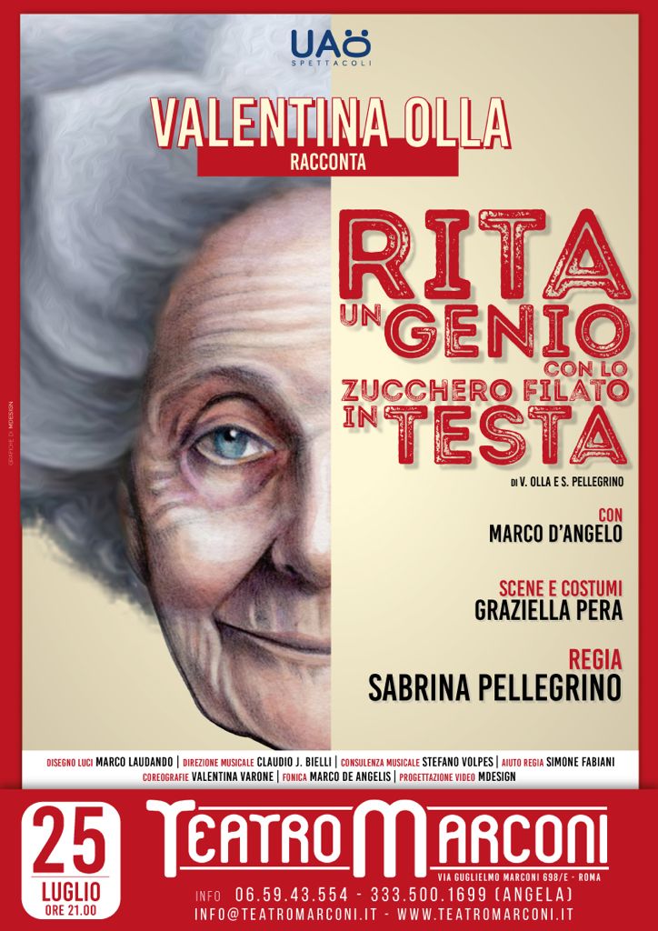 Valentina Olla al Marconi di Roma con lo spettacolo sul genio di Rita Levi Montalcini
