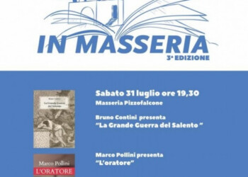 “L’Oratore”, il romanzo del regista Marco Pollini alla 3a edizione di Un Libro in Masseria