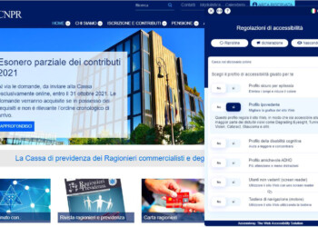 Cassa ragionieri, da oggi il sito web è accessibile anche per chi è affetto da disabilità