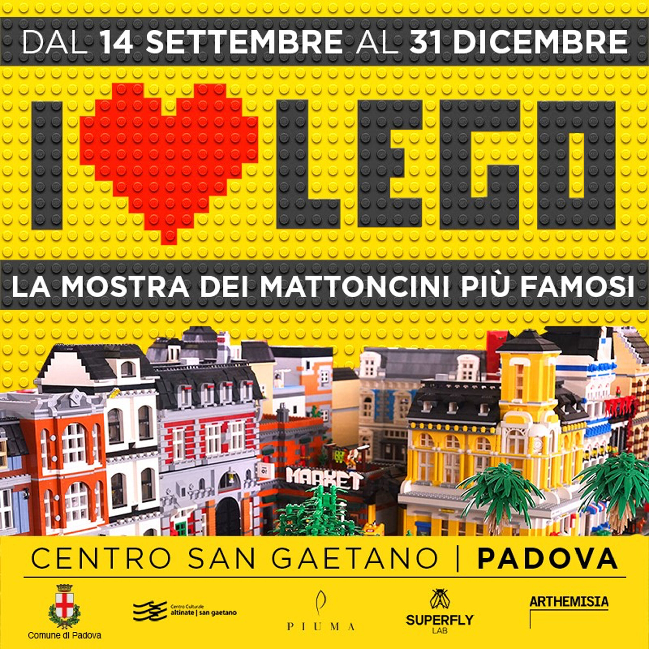 Dal 14 settembre arriva la divertentissima mostra I LOVE LEGO