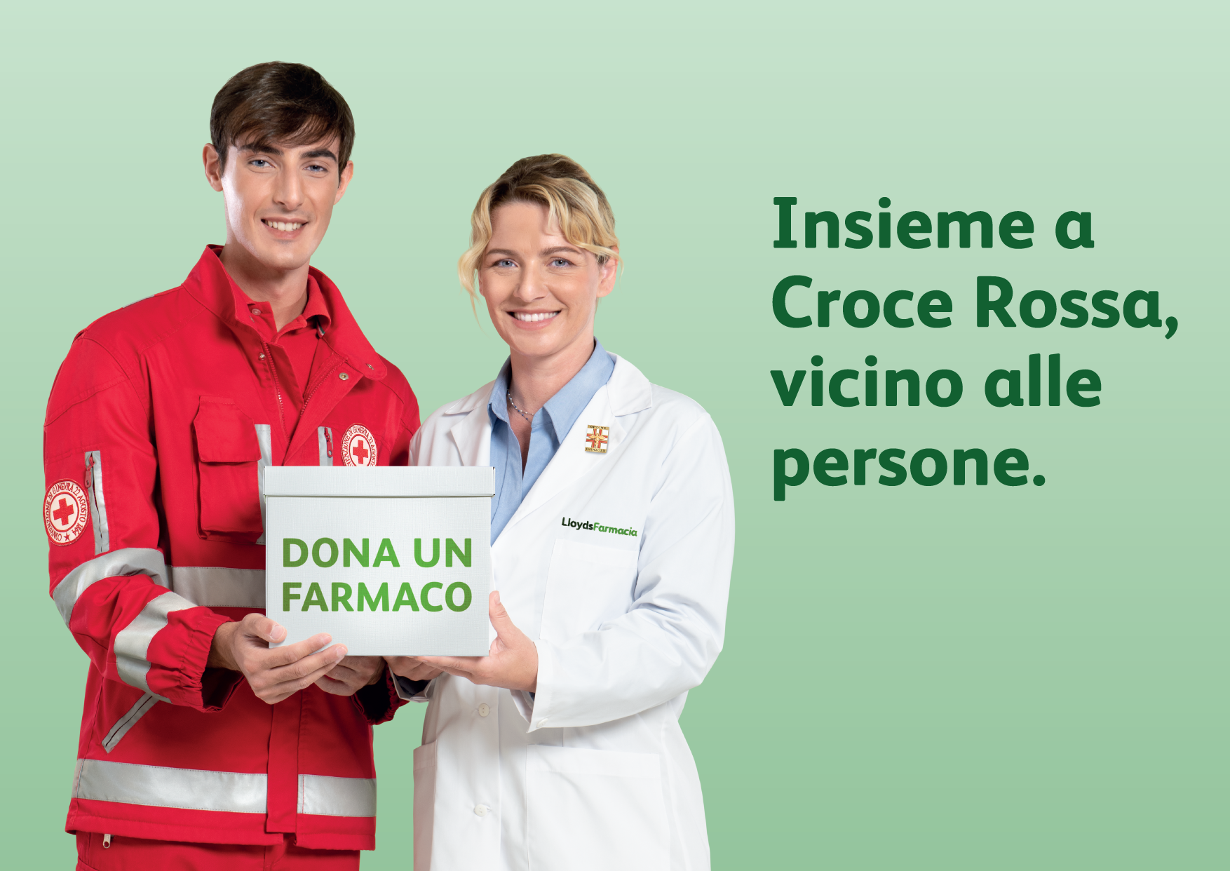 ‘Insieme a Croce Rossa, vicino alle persone’: al via la campagna LloydsFarmacia e CRI per raccogliere farmaci per i più bisognosi