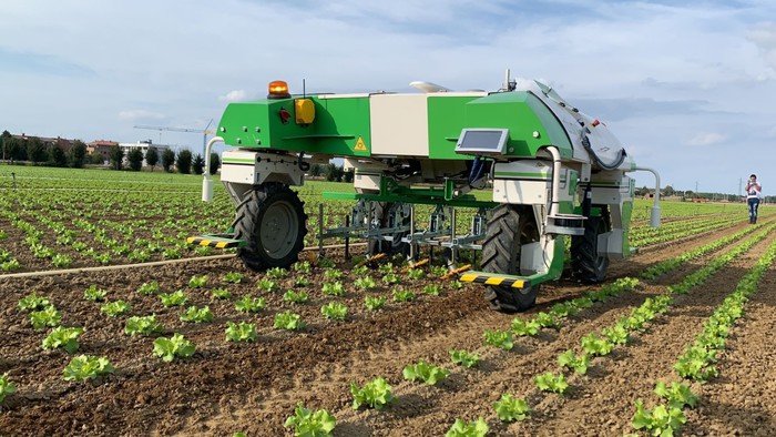 Arriva ‘Dino’, bio-robot che pulisce i terreni senza chimica