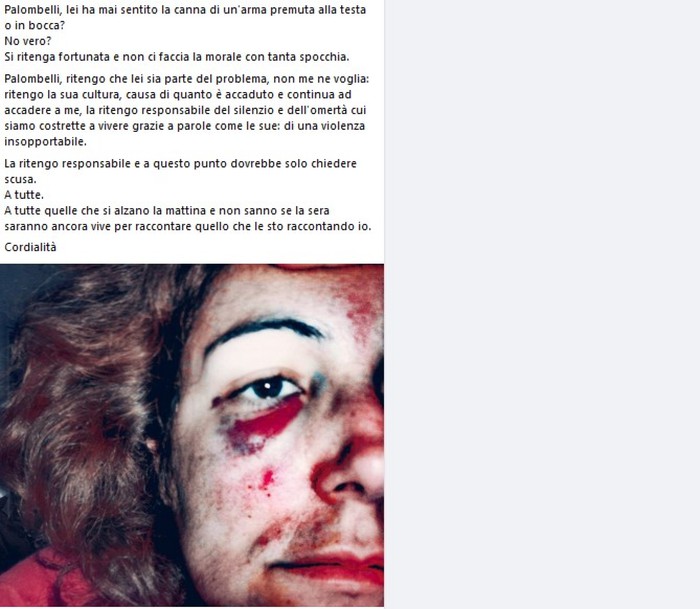 ‘Io maltrattata, Palombelli ha mai avuto pistola alla testa?’