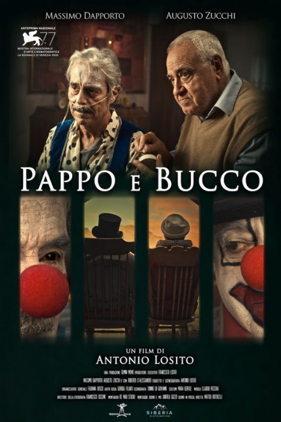Cinema: il corto “Pappo e Bucco” scritto da Antonio Losito ed interpretato da Massimo Dapporto e Augusto Zucchi