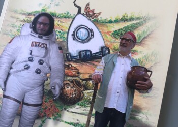 Andy Luotto presenta il suo nuovo libro Cotto in Coccio, l’astronauta e il contadino