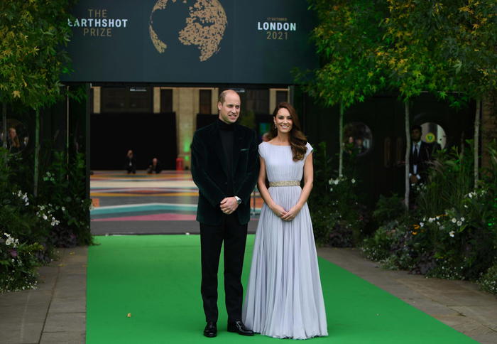 Gb: Kate al galà per l’ambiente, con un vestito di dieci anni fa