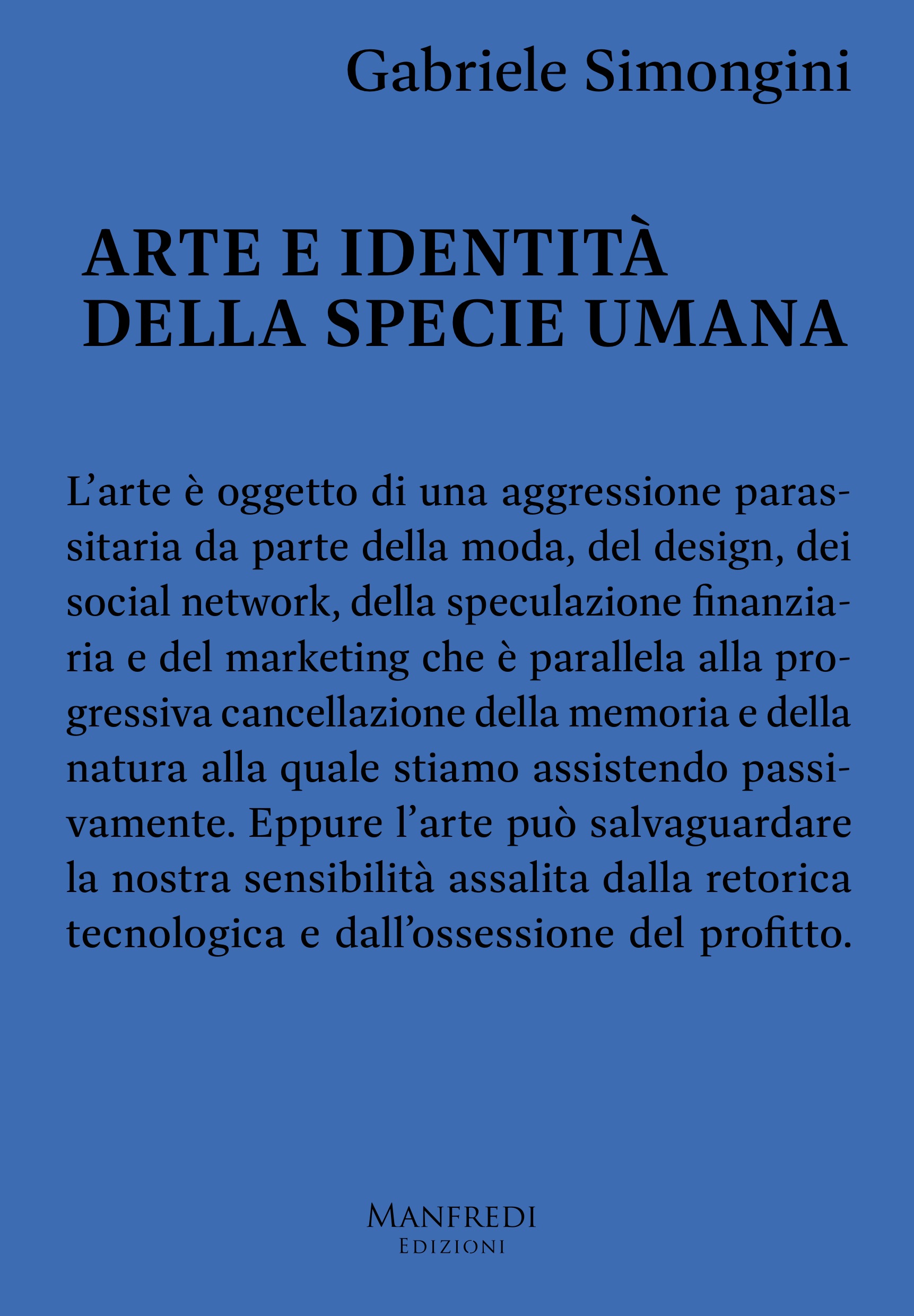 Presentazione del libro Arte e identità della specie umana di Gabriele Simongini