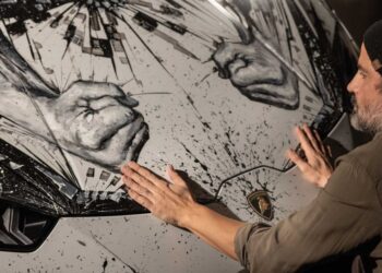 Un Minotauro su una Lamborghini. Quando la Huracan è un’opera d’arte