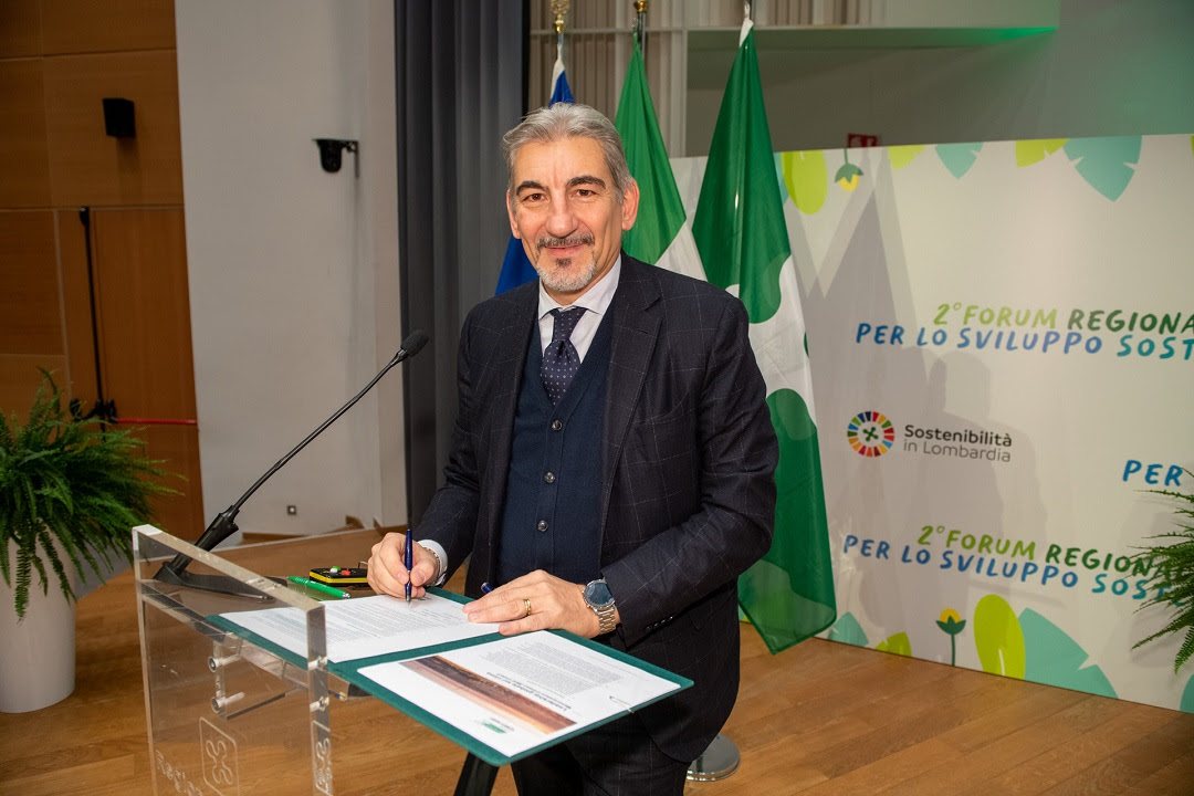 CAMBIAMENTI CLIMATICI, ASSESSORE CATTANEO SOTTOSCRIVE PROTOCOLLO INTERNAZIONALE: STOP A DEFORESTAZIONE E OK A ENERGIE RINNOVABILI