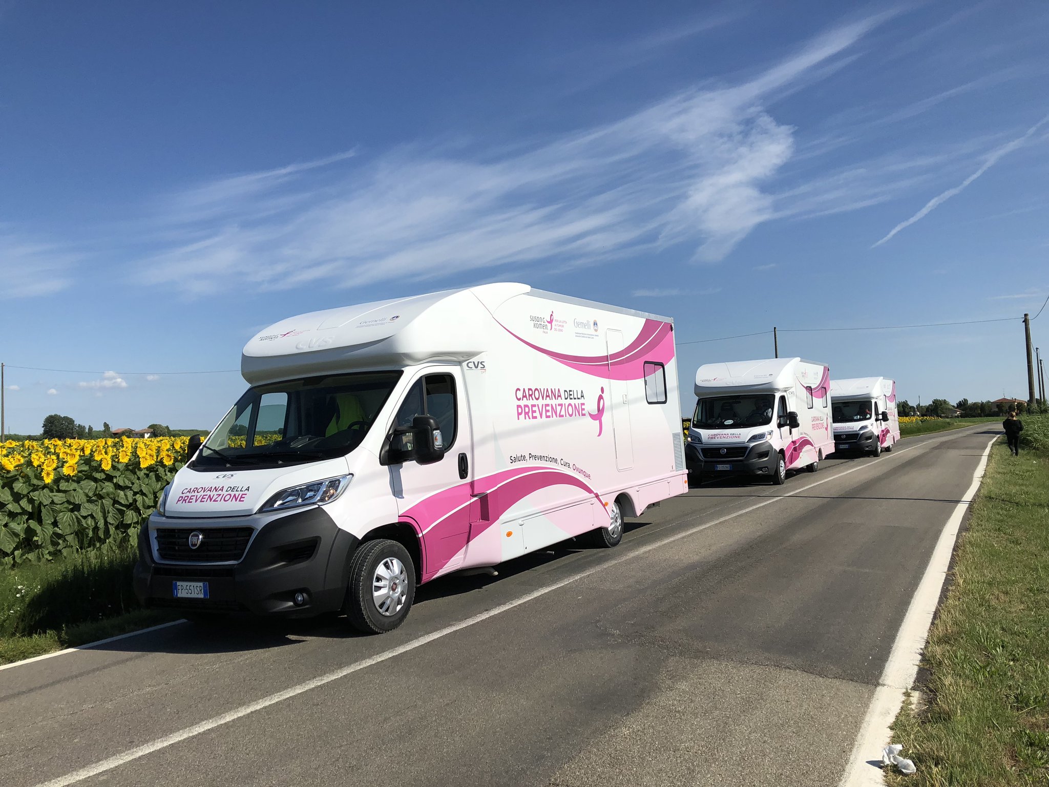 IL 17 DICEMBRE SALI A BORDO DELLA CAROVANA DELLA PREVENZIONE KOMEN  PER SCONFIGGERE IL TUMORE AL SENO